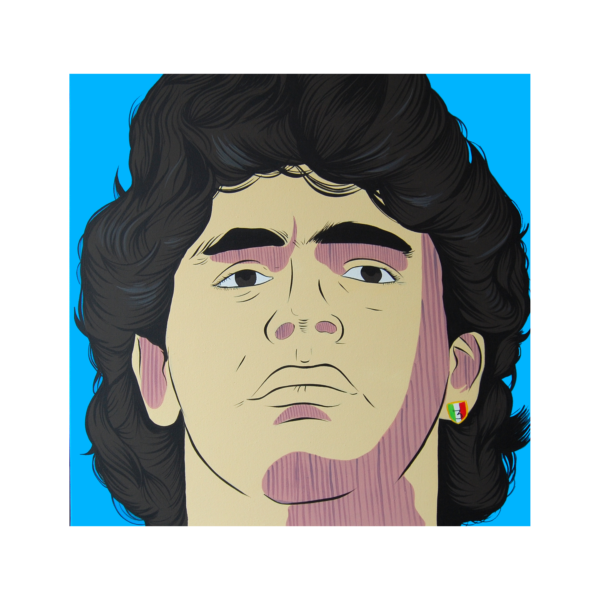 Diego con orecchino - Scudetto